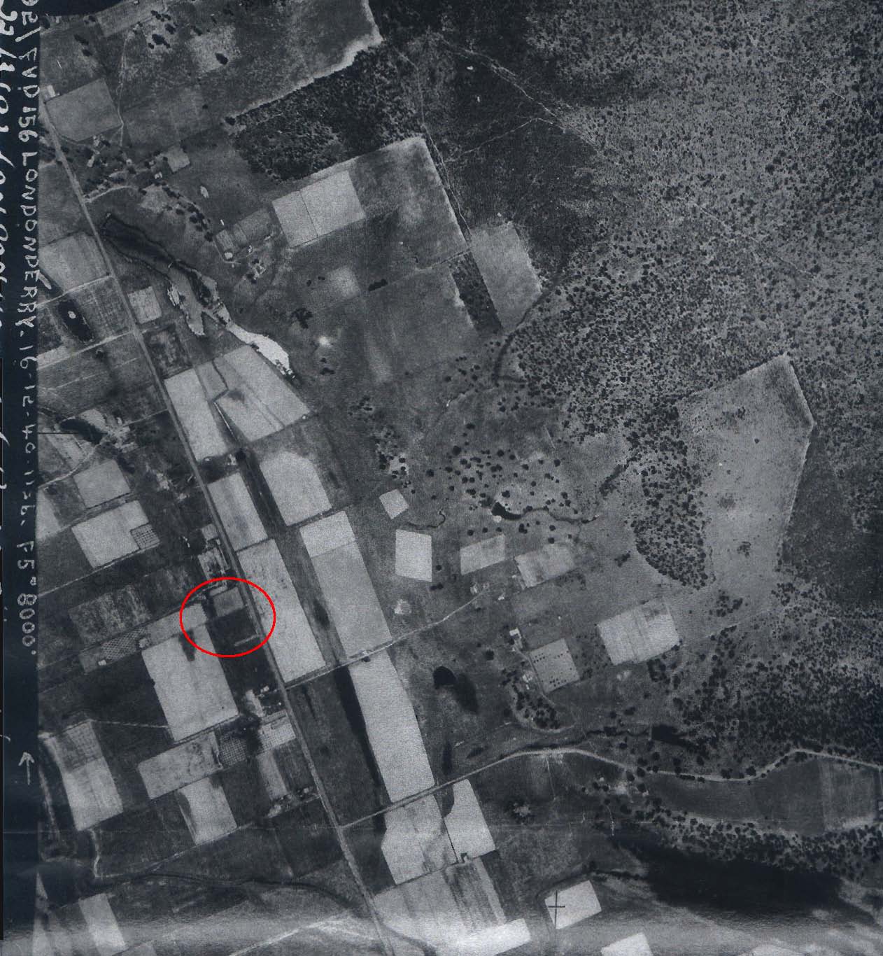 1943 aerial view of Puddledock