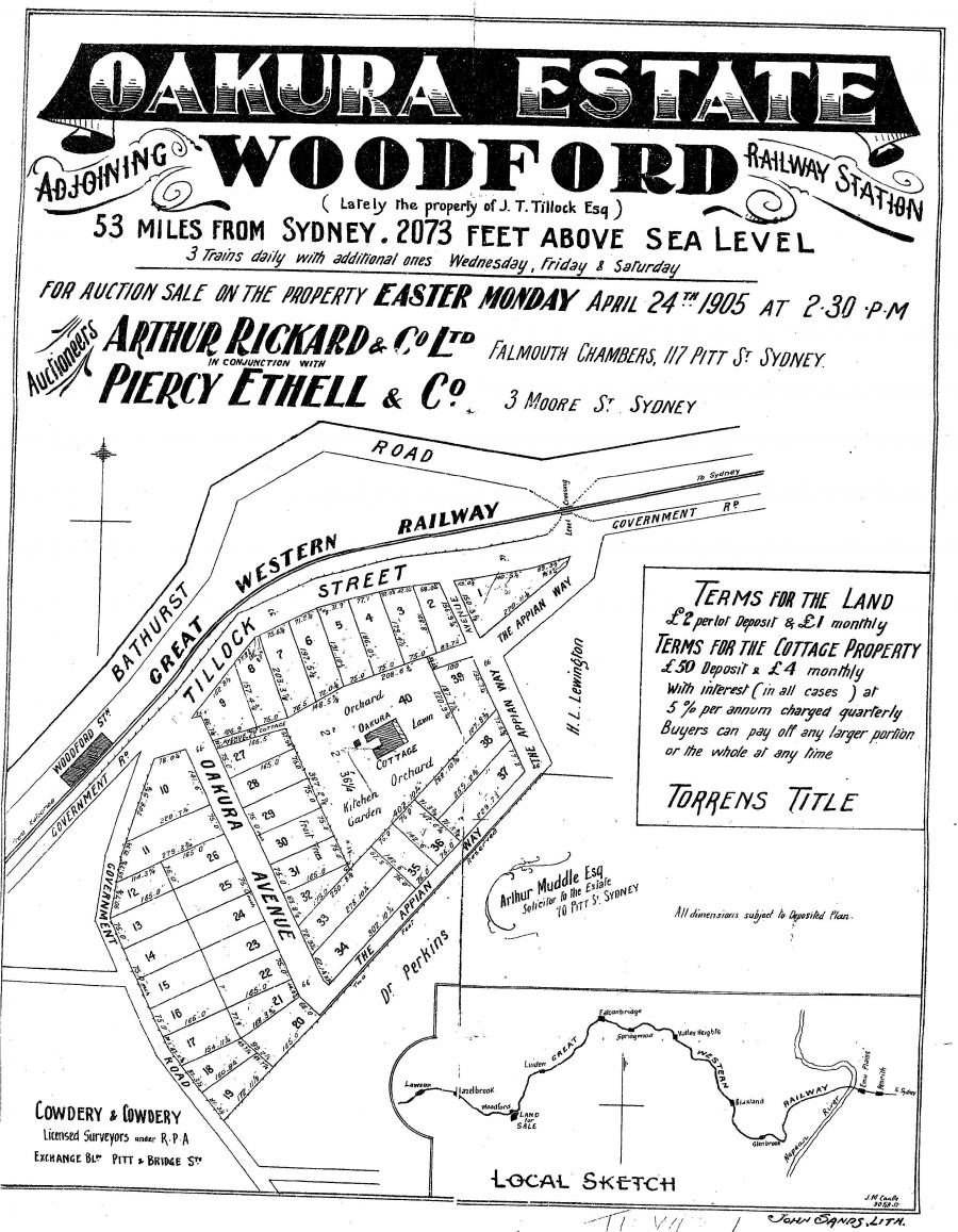 History Report for Heritage Interpretation Strategy: 70, 70A Great Western Highway & the Adjacent Woodford Memorial Park
