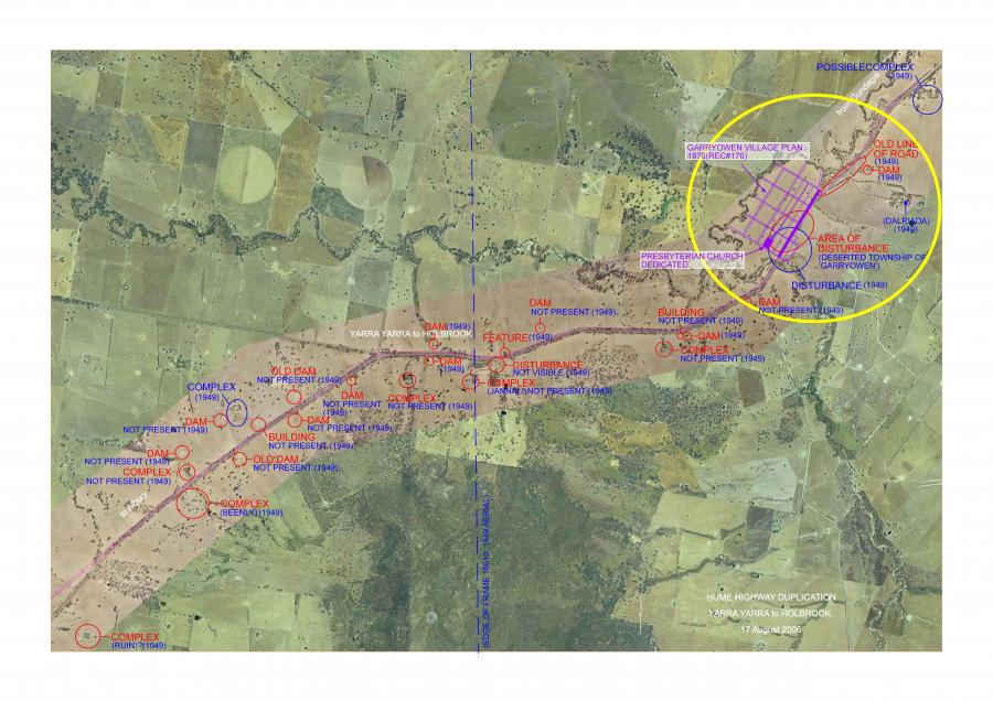 Historic Context and Archaeological Potential Report for the Hume Highway 2006 Duplication. Southern Section: Yarra Yarra and Woomargama-Mullengandra Study Areas, for Archaeological & Heritage Management Solutions Pty Ltd (AHMS), for the Roads and Traffic