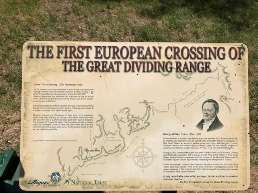 Unveiling of a plaque near Rydal  to honour Surveyor George Evans 